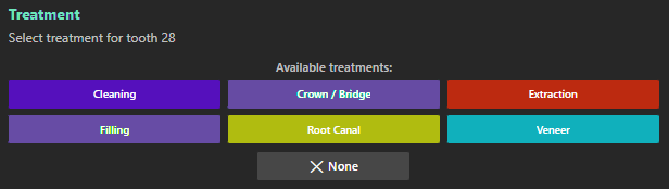 4Dental Lab custom treatment services palette