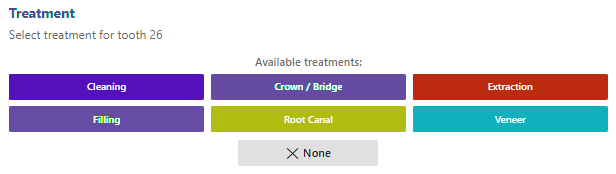 4Dental Lab custom treatment services palette